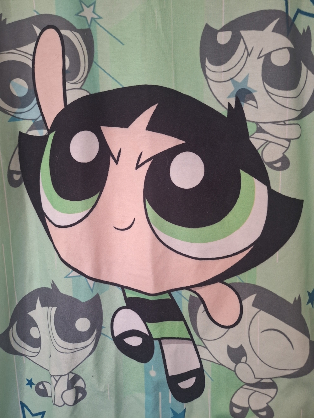 Romwe Powerpuff Girls Buttercup All Over Design Tee - Picture 8 of 10